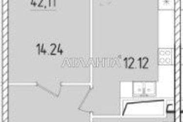 1-кімнатна квартира за адресою вул. Краснова (площа 41,7 м²) - Atlanta.ua - фото 9