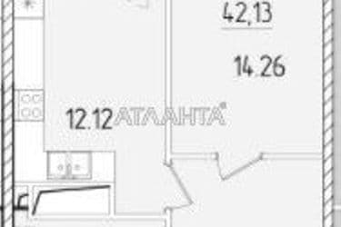 1-room apartment apartment by the address st. Krasnova (area 41,8 m²) - Atlanta.ua - photo 9