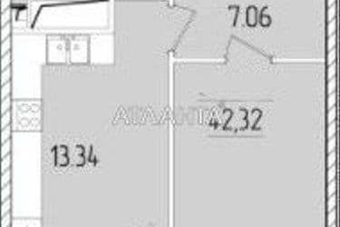 1-кімнатна квартира за адресою вул. Краснова (площа 41,8 м²) - Atlanta.ua - фото 12