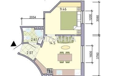 1-room apartment apartment by the address st. Pobratimov (area 29 m²) - Atlanta.ua - photo 5