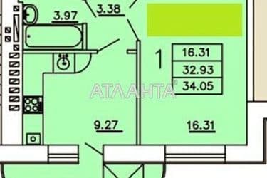 1-кімнатна квартира за адресою Дніпропетр. Дор. (площа 35 м²) - Atlanta.ua - фото 8