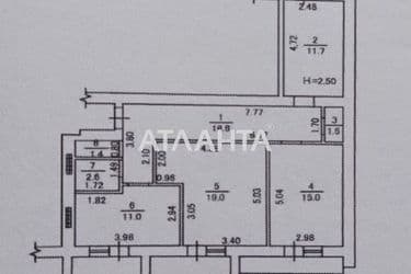 3-кімнатна квартира за адресою вул. Бочарова ген. (площа 85,2 м²) - Atlanta.ua - фото 12