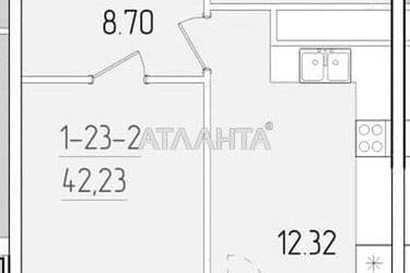 1-кімнатна квартира за адресою вул. Краснова (площа 41,9 м²) - Atlanta.ua - фото 6