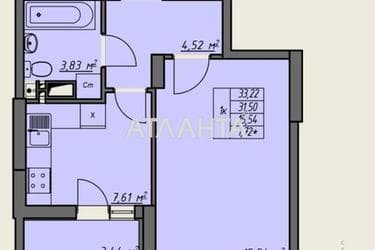 1-room apartment apartment by the address st. Vorobeva ak (area 33 m²) - Atlanta.ua - photo 17