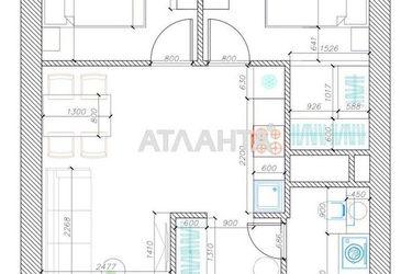 2-rooms apartment apartment by the address st. Zhemchuzhnaya (area 44 m²) - Atlanta.ua - photo 37