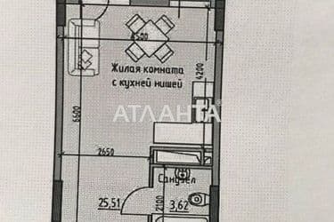 1-room apartment apartment by the address st. Radostnaya (area 30,0 m²) - Atlanta.ua - photo 5