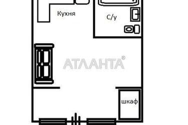 1-кімнатна квартира за адресою вул. Бочарова ген. (площа 30 м²) - Atlanta.ua - фото 13