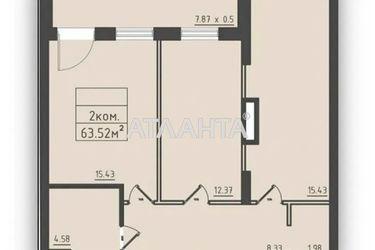 2-rooms apartment apartment by the address st. Dacha kovalevskogo Amundsena (area 64 m²) - Atlanta.ua - photo 10