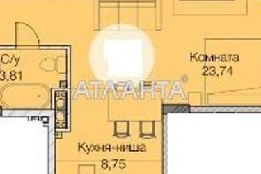 1-кімнатна квартира за адресою вул. Паустовського (площа 35,9 м²) - Atlanta.ua - фото 16