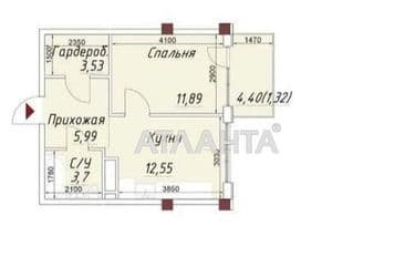 1-room apartment apartment by the address st. Radostnaya (area 39 m²) - Atlanta.ua - photo 7