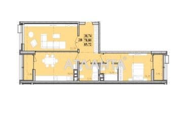 2-rooms apartment apartment by the address st. Franko Ivana (area 85,7 m²) - Atlanta.ua - photo 34