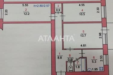 3-кімнатна квартира за адресою вул. Хантадзе (площа 55 м²) - Atlanta.ua - фото 17