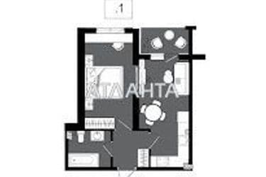 1-комнатная квартира по адресу ул. Дача Ковалевского (площадь 41,4 м²) - Atlanta.ua - фото 9