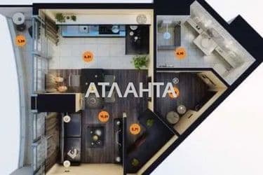 1-комнатная квартира по адресу ул. Гагаринское плато (площадь 31,4 м²) - Atlanta.ua - фото 21