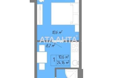 1-комнатная квартира по адресу Небесной Сотни пр. (площадь 26 м²) - Atlanta.ua - фото 28