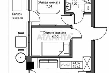 1-кімнатна квартира за адресою вул. Спрейсу (площа 42 м²) - Atlanta.ua - фото 6
