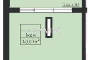 1-комнатная квартира по адресу ул. Дача Ковалевского (площадь 43,9 м²) - Atlanta.ua - фото 13
