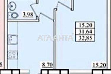 1-кімнатна квартира за адресою Ванний пров. (площа 32,8 м²) - Atlanta.ua - фото 18