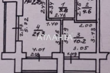 1-комнатная квартира по адресу ул. Таирова (площадь 49,1 м²) - Atlanta.ua - фото 27