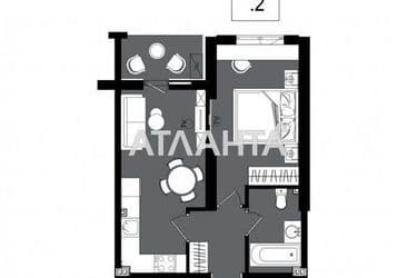 1-room apartment apartment by the address st. Dacha Kovalevskogo Amundsena (area 38,7 m²) - Atlanta.ua - photo 9