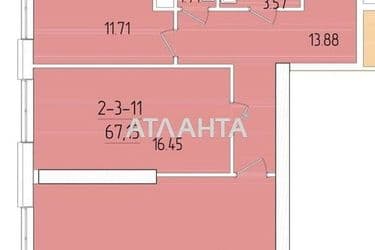 2-комнатная квартира по адресу ул. Краснова (площадь 61,3 м²) - Atlanta.ua - фото 10
