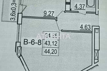 1-room apartment apartment by the address st. Lyustdorfskaya dor Chernomorskaya dor (area 44,2 m²) - Atlanta.ua - photo 11
