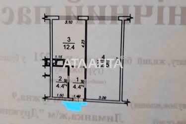 1-кімнатна квартира за адресою вул. Перлинна (площа 43,7 м²) - Atlanta.ua - фото 13