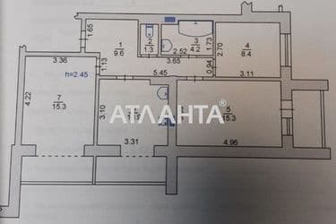 3-комнатная квартира по адресу ул. 1 мая (площадь 80 м²) - Atlanta.ua - фото 18