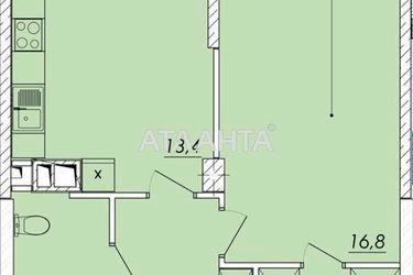 1-кімнатна квартира за адресою Овідіопольська дор. (площа 44,6 м²) - Atlanta.ua - фото 21