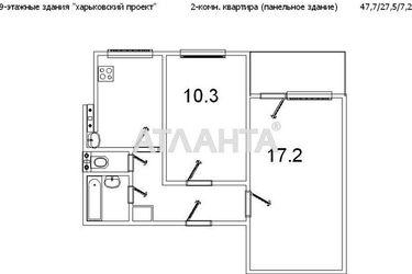 2-rooms apartment apartment by the address st. Dobrovolskogo pr (area 45 m²) - Atlanta.ua - photo 26