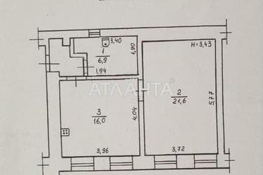 1-room apartment apartment by the address st. Bazarnaya Kirova (area 48 m²) - Atlanta.ua - photo 25