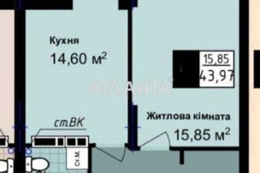 1-кімнатна квартира за адресою вул. Сахарова (площа 44,0 м²) - Atlanta.ua - фото 7