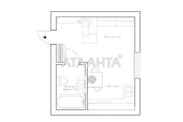 1-room apartment apartment by the address st. Kornyushina (area 21 m²) - Atlanta.ua - photo 21