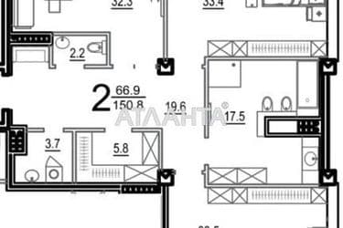 2-кімнатна квартира за адресою вул. Французький бульв. (площа 154,1 м²) - Atlanta.ua - фото 29