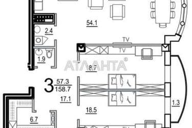 3-комнатная квартира по адресу Французский бул. (площадь 156,4 м²) - Atlanta.ua - фото 27