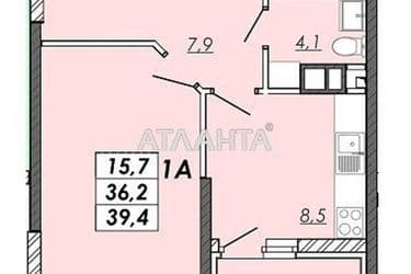 1-room apartment apartment by the address st. Ovidiopolskaya dor (area 40 m²) - Atlanta.ua - photo 8