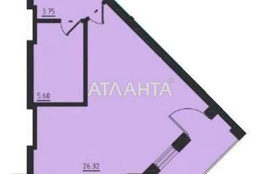 1-кімнатна квартира за адресою вул. Дача Ковалевського (площа 38,3 м²) - Atlanta.ua - фото 12