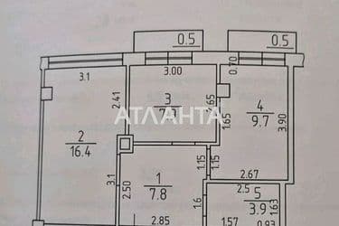 2-кімнатна квартира за адресою вул. Глиняна (площа 47 м²) - Atlanta.ua - фото 28