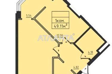 1-комнатная квартира по адресу ул. Дача Ковалевского (площадь 51 м²) - Atlanta.ua - фото 8