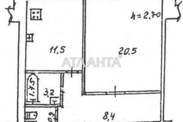 1-кімнатна квартира за адресою вул. Піонерська (площа 45 м²) - Atlanta.ua - фото 21