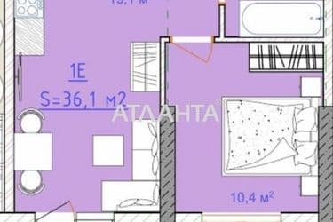 1-комнатная квартира по адресу ул. Вильямса ак. (площадь 36,1 м²) - Atlanta.ua - фото 5