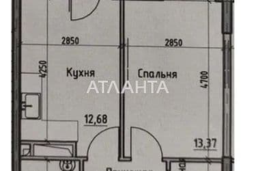 1-room apartment apartment by the address st. Radostnaya (area 38 m²) - Atlanta.ua - photo 11