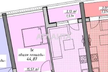 1-комнатная квартира по адресу Курортный пер. (площадь 44,9 м²) - фото 31 1-комнатная квартира по адресу Курортный пер. (площадь 44,9 м²) - Atlanta.ua - фото 31