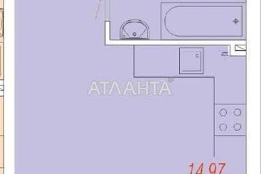 1-room apartment apartment by the address st. Stepovaya (area 21,3 m²) - Atlanta.ua - photo 10