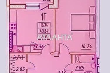 1-комнатная квартира по адресу Михаила Жванецкого бул. (площадь 46 м²) - Atlanta.ua - фото 9