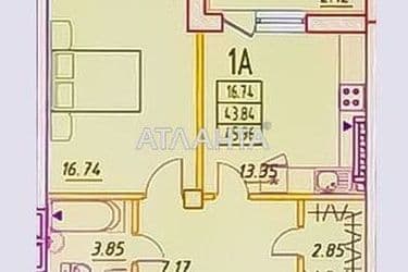 1-комнатная квартира по адресу Михаила Жванецкого бул. (площадь 46 м²) - Atlanta.ua - фото 9