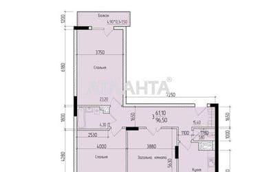 3-кімнатна квартира за адресою вул. Руська (площа 94,1 м²) - Atlanta.ua - фото 29