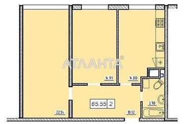 2-rooms apartment apartment by the address st. Zhemchuzhnaya (area 66 m²) - Atlanta.ua - photo 5