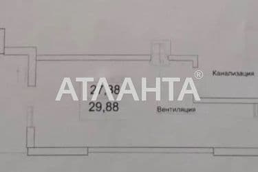 1-комнатная квартира по адресу Тополинный пер. (площадь 30 м²) - Atlanta.ua - фото 16