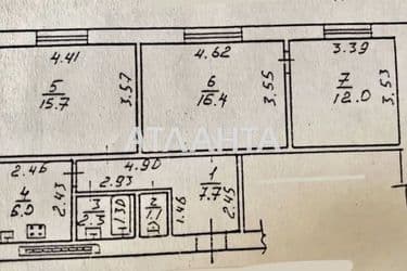 3-rooms apartment apartment by the address st. Sudostroitelnaya (area 61,2 m²) - Atlanta.ua - photo 29